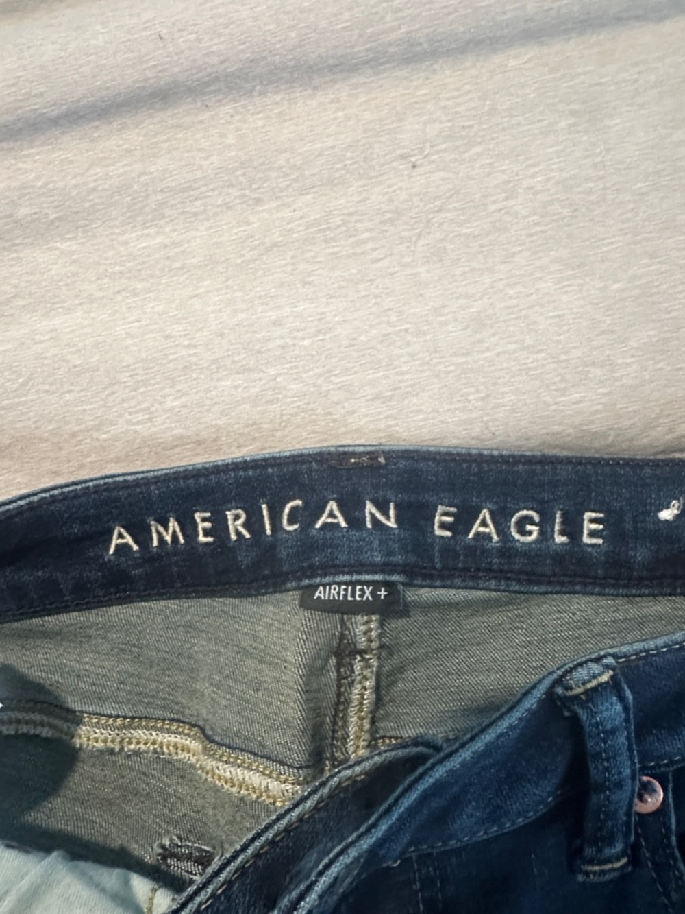 American Eagle AirFlex+ men’s original boot cut jeans size 34x30 Like New - Picture 3 of 5